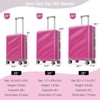 Kumasinova 3Pcs Hardshell Luggage Set,Durable Tear-Resistant ABS Spinner Suitcases with TSA Lock,Lightweight Checked Luggage,20/24/28" - 3 of 4