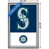 Trends International MLB Seattle Mariners - Logo 22 Framed Wall Poster Prints - 3 of 4