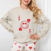 S.W.Smiley Queen of Hearts Distressed - Women's Graphic Sweatshirt - 3 of 4