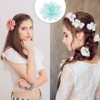 Unique Bargains Durable Versatile Chiffon  Artificial Flowers for Graduation Headbands 12 Pcs - 3 of 4