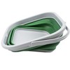 SAMMART 5.5L (1.4 Gallon) Set of 2 Collapsible Square Handy Bucket-Portable Tub with Handle - 4 of 4