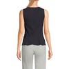 Lands' End Women's Sleeveless Starfish Peplum Top - 2 of 3