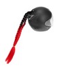 Unique Bargains Gradient Ramp Helmet Pigtail Black Red 24" - 2 of 4