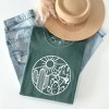 Simply Sage Market Women's Desert Circle Short Sleeve Garment Dyed Tee - 3 of 4
