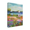 Karen Fields 'Two Sailboats And Cottage I' Canvas Art - 2 of 4