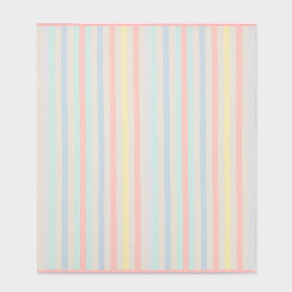 Multi Striped Oversized Jumbo Beach Towel - Sun Squad™