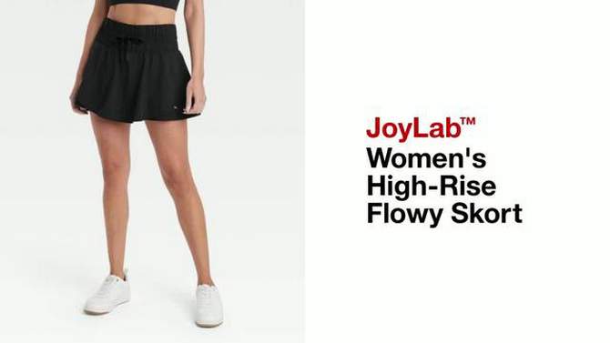 Women's High Rise Flowy Skort - JoyLab™, 2 of 8, play video