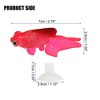 Unique Bargains Aquarium Glowing Simulation Animal Decor Artificial Golden Fish Ornament with Suction Cup Red 1 Pcs - 4 of 4
