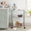 3 Tier Metal Utility Cart Chrome - Brightroom™ - image 2 of 3