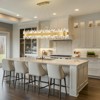CityFurn Modern Crystal Rectangle Chandelier Kitchen Island Lights - 3 of 4