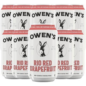 Owen’s Craft Mixers |Rio Red Grapefruit| Handcrafted in the USA with Premium Ingredients | Vegan & Gluten-Free Soda Mocktail and Cocktail Mixer - 1 of 2