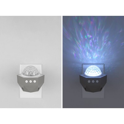 Gray LED Color Changing Nursery Night Light Projector