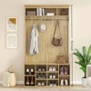 FURNIinspire Hall Trees Hall Tree With Bench And Shoe Storage - 3 of 4