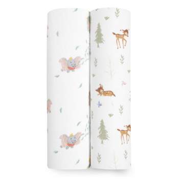 aden + anais essentials Swaddle Blanket - Disney + Friends - Bambi Forest - 2pk
