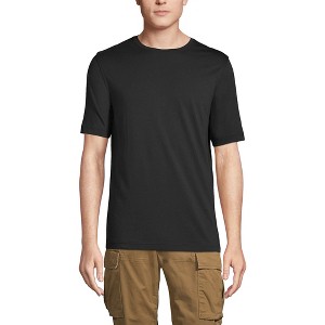 Lands' End Men's Short Sleeve Cotton Supima Tee - 1 of 2