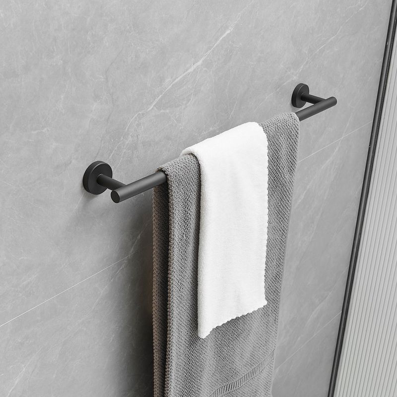 BWE 6-Piece Bath Hardware Set with Towel Ring Toilet Paper Holder Towel Hook and Towel Bar, 2 of 7