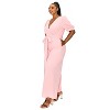 L I V D Women's Iris Surplice Belted Pocket Jumpsuit - 2 of 3