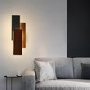 POWLIG Modern Dark Bronze Wall Sconce - 5.7 Inch Dimmable LED Wall Light - 4 of 4