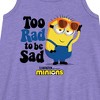 - Despicable Me Minions - Too Rad To Be Sad Graphic Sleeveless Aline Dress - 2 of 3