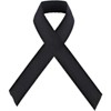 Bright Creations 250-Pack Black Awareness Ribbons Lapel Safety Pins