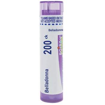 Boiron Belladonna 200CK Homeopathic Single Medicine For Cough, Cold & Flu 80 Pellet