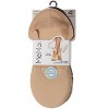 Memoi 4 Pairs Women's Cushioned Fine Edge No-Show Sock Liner - 4 of 4