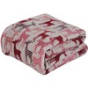 Noble House Extra Plush and Comfy Microplush Throw Blanket (50" x 60") Reindeer - 4 of 4