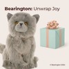 Bearington Gordie The Grey Cat Plush, 10.5 Inch Grey Cat Stuffed Animal - 4 of 4