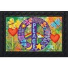 Briarwood Lane Spring Doormat 30x18 Indoor Outdoor Peace Floral For Spring Doormat - 2 of 4