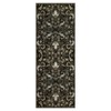 Vintage Floral Area Rug for Living Room Forest Leaves Pattern Rugs for Bedroom Dining Room Office Thin Non Slip Low Pile Rug - 2 of 4