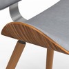 Avondale Dining Chair Stone Gray - WyndenHall: Mid-Century Modern, Linen Upholstery, Foam Padded, Bentwood - image 4 of 4