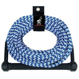 Airhead Waterski Tow Rope with Track Grip Handle 1 Section 75' Long - Blue/White - 1 of 3