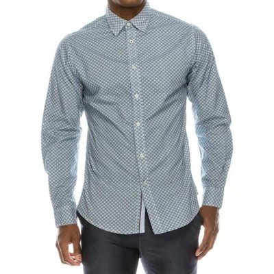 Men's Polka Dot Dress Shirt - Zexi