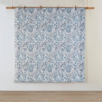 King Blue Seersucker Microfiber Comforter Set with Decorative Pillows