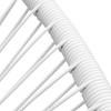 vidaXL Patio String Moon Chair Poly Rattan White - 4 of 4