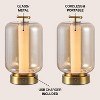 JONATHAN Y Milou Vintage Glam Lantern Rechargeable/Cordless Dimmable Integrated LED Table Lamp with Touch Sensor - 3 of 4