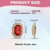 Unique Bargains Button Charms Jewelry Making Craft Acrylic Rhinestones 30 Pcs - 2 of 4