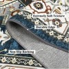 Vintage Area Rugs Machine Washable, Large Rug for Living Room Bedroom, Ultra-Soft Non-Slip Stain Resistant Print Floor Carpet - 4 of 4