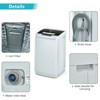 Costway Portable 8.8lbs Full-Automatic Laundry Washing Machine Spin Washer w/ Drain Pump