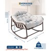 Oversized Outdoor Rocking Chair w/ Spacious Design, Comfort & Support, Versatile Stylish Accent, and Easy Assembly & Maintenance - 2 of 4