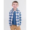 RuggedButts Toddler Boys Long Sleeve Button Down Shirt - 3 of 4