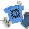 The Juniper Shop SmileyWorld Checkered Lightning Distressed Toddler Short Sleeve Tee - 2 of 4