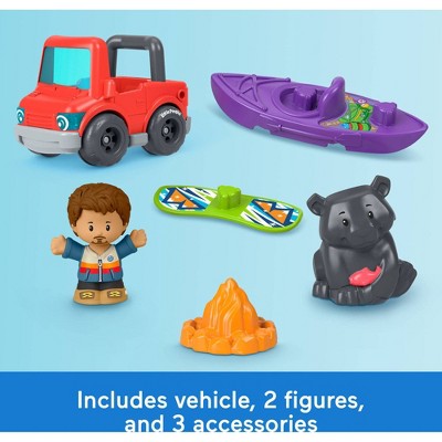 Детские куклы Fisher-Price Little People Ultimate Mountain Playset, Vehicle, Figures & Pieces for Toddler Play — фото 5