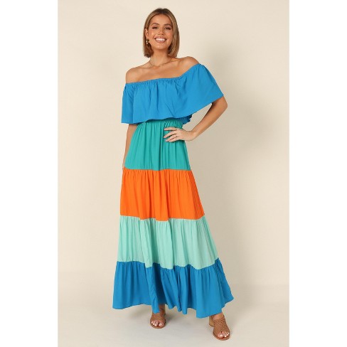 target blue maxi dress