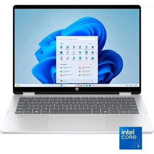 HP OmniBook 5 Flip 14” Full HD+ 2-in-1 Touchscreen Laptop, Intel Core 5 120U, 8GB RAM, 512GB SSD, Windows 11 Home - 1 of 4