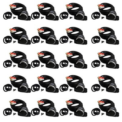 Wet Sounds 20 Case Pack of WW-3.5AUX, 3.5mm Female Flush Mount to Female RCA