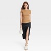 Women's Slim Fit Short Sleeve Ribbed T-Shirt - A New Day™ - 3 of 3