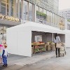 GustoWave 10'x20' Portable Pop-Up Canopy Tent with 4 Sidewalls for Outdoor Events, Camping - 2 of 4