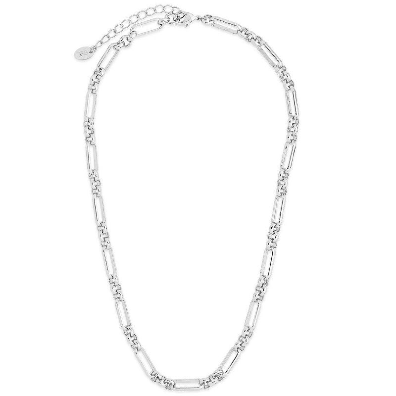 SHINE by Sterling Forever Large Oval Link Chain Necklace, 4 of 6