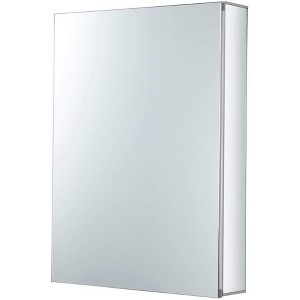 Fine Fixtures Bathroom Medicine Cabinet - Single Door, Recessed/Surface Mount - Right/Left Hinged - Mirrored Interior - 1 of 4